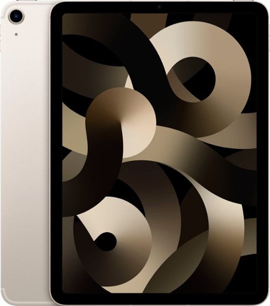 iPad Air 5 (5th Gen, 10.9") 256GB Starlight (Cellular + Wifi)